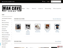 Tablet Screenshot of mancaveideas.com