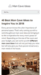 Mobile Screenshot of mancaveideas.net